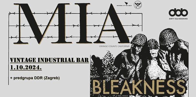 M.I.A. + Bleakness + DDR @ Vintage Industrial Bar