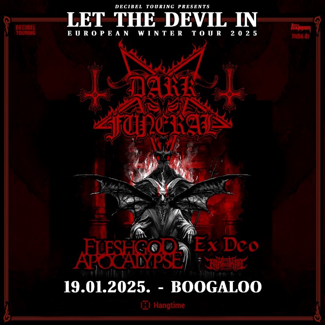 Dark Funeral + Fleshgod Apocalypse + Ex Deo + Kami No Ikari @ Boogaloo