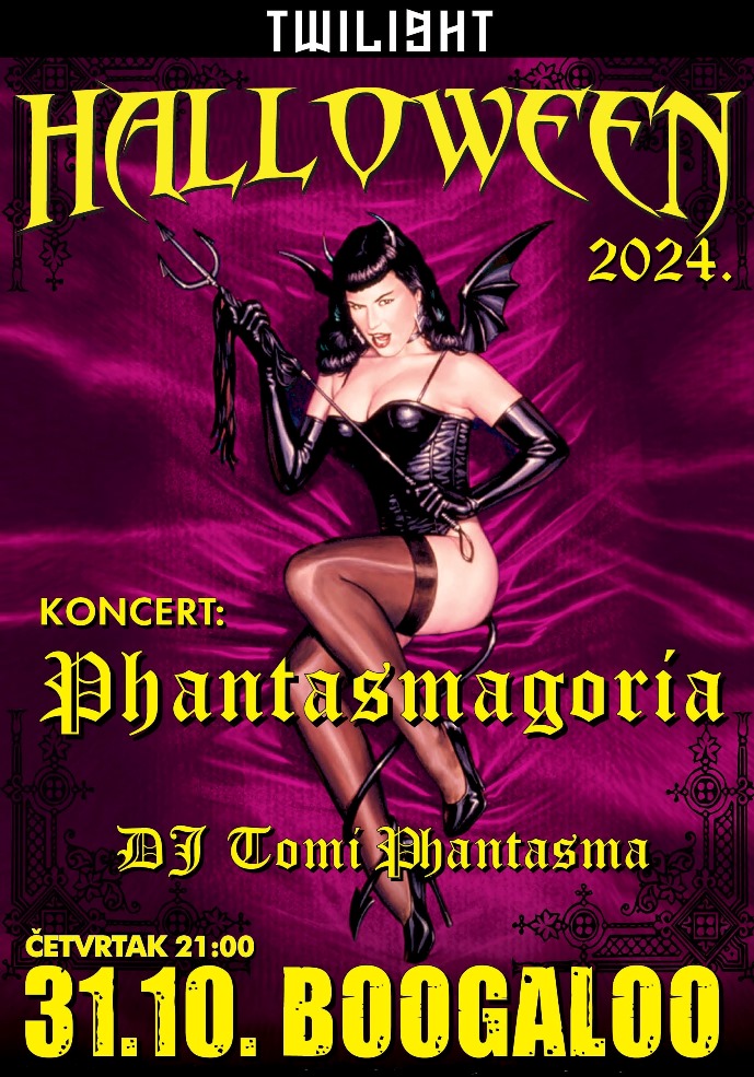 Twilight Halloween: Phantasmagoria + DJ Tomi Phantasma @ Boogaloo